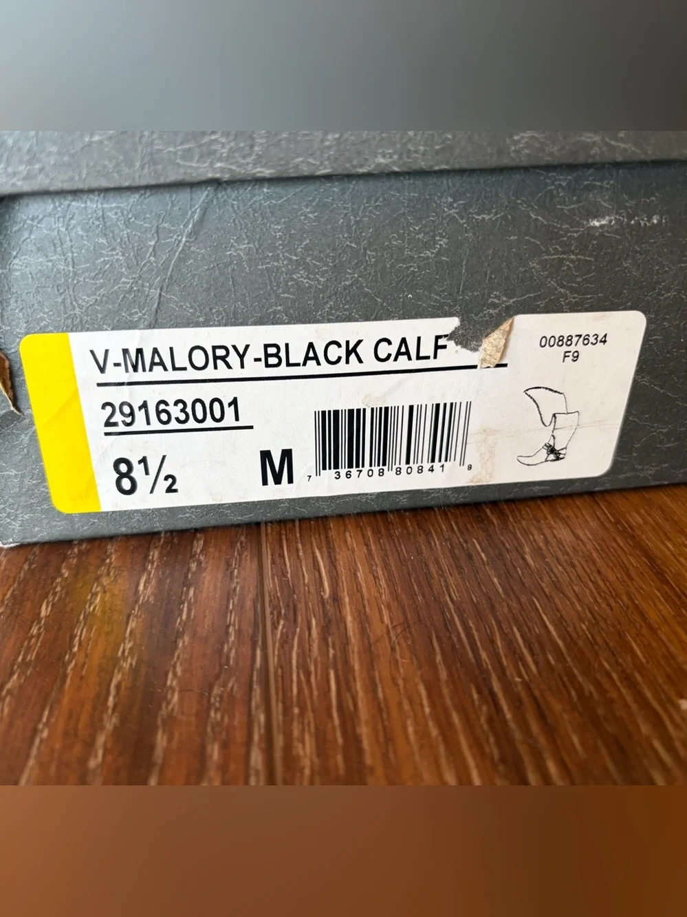 Via Spiga “Malory” black calf-leather riding boots, women’s size 8½